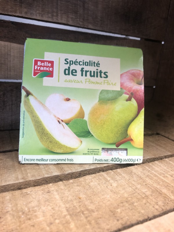 Spécialité de fruits Pommes poires