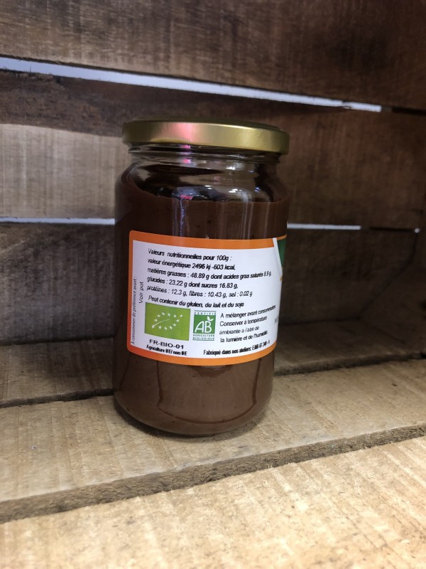 Pâte à tartiner noisette chocolat