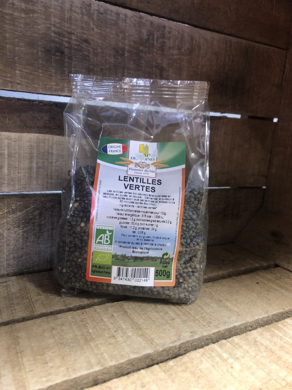 Lentilles vertes