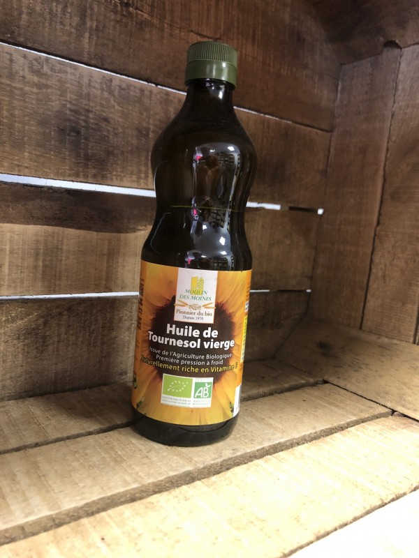 Huile de tournesol vierge