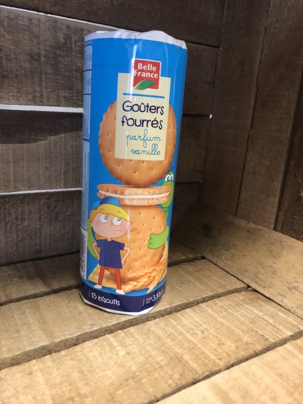 Goûters fourrés parfum vanille
