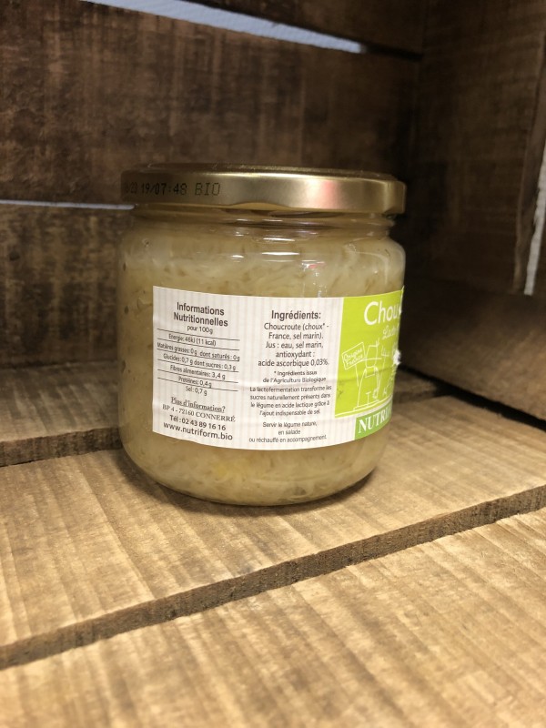 Chou blanc lacto fermenté