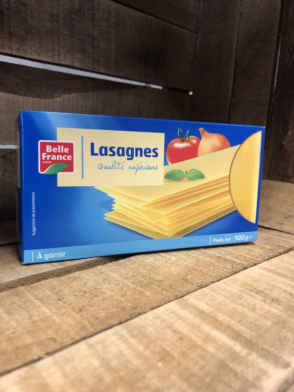 Lasagnes, Qualité supérieur