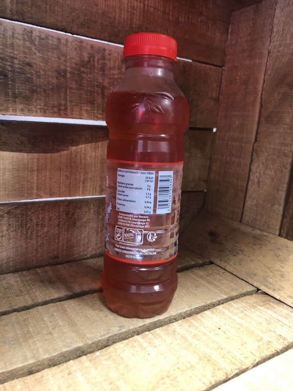 Eau de source fraise