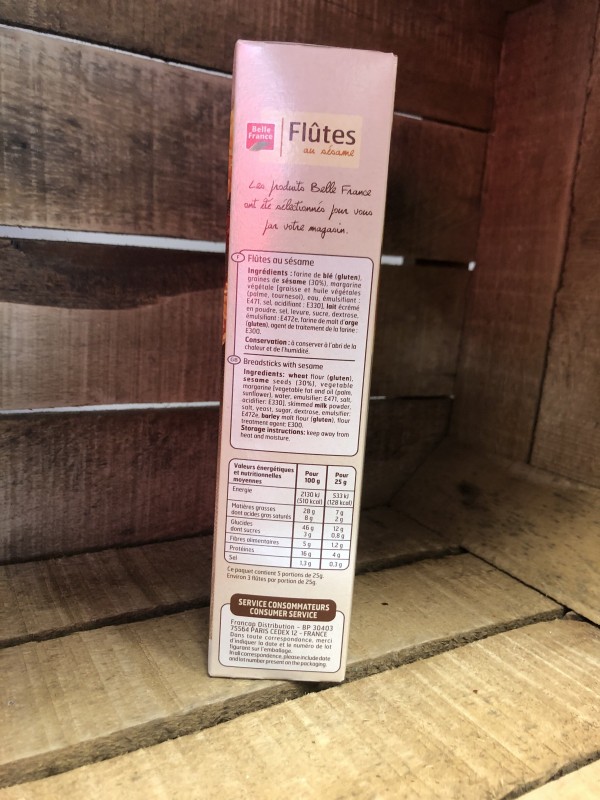 Flûtes au sésames