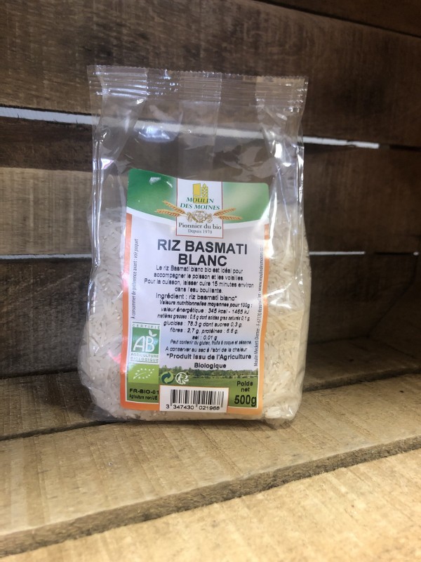 Riz basmati blanc